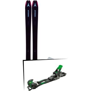 Set: Atomic Backland 85 W + Hybrid Skin 85 2019 + Tyrolia Adrenalin 16 solid black flash green