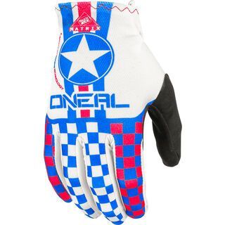 ONeal Matrix Kids Gloves Wingman, white/blue/red - Fahrradhandschuhe