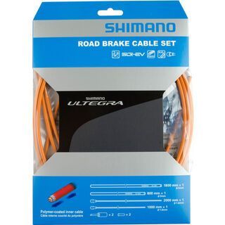 Shimano Bremszug-Set Ultegra Polymer beschichtet, orange