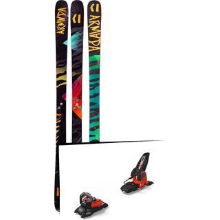 Set: Armada Arv 86 2019 + Marker Jester 18 Pro ID black/flo-red