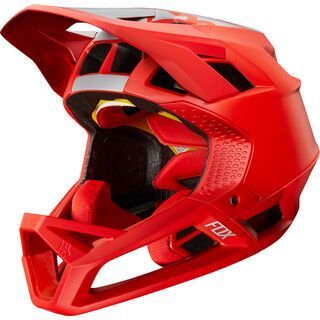 Fox Proframe Helmet Wide Open, bright red - Fahrradhelm