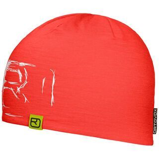 Ortovox 120 Merino Tec Logo Beanie coral