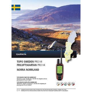 Garmin Topo Schweden v4 PRO Norra Norrland (microSD/SD) - Karte