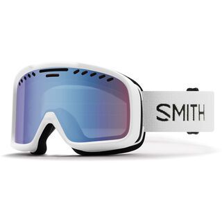 Smith Project, white/Lens: blue sensor mir - Skibrille