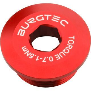 Burgtec Shimano Crank Bolt race red