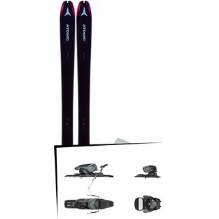 Set: Atomic Backland 85 W + Hybrid Skin 85 2019 + Salomon Warden 11 dark grey/black