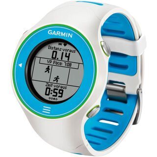 Garmin Forerunner 610 Color-Edition (mit Brustgurt), weiß/grün/blau - Sportuhr