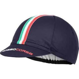 Castelli Rosso Corsa Cycling Cap, dark/stel blue - Radmütze