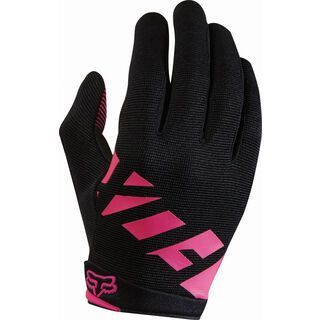 Fox *** 2. Wahl *** Womens Ripley Glove | Größe L // 10, black/pink - Fahrradhandschuhe