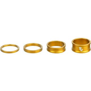Wolf Tooth Precision Headset Spacers - 3/5/10/15 mm Kit gold