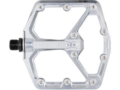 Crankbrothers Stamp 7 Large - Silver Edition, high-polished silver