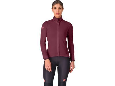 Castelli Alpha 150 W Jacket, deep bordeaux/brilliant pink