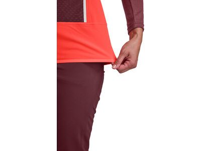 Ortovox Merino Naturtec Light Col Becchei Vest W, coral - Bild 3