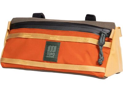 Topo Designs Bike Bag 3L woodland/terracotta