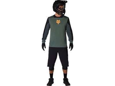 Fox Defend Long Sleeve Jersey Creation, sage - Bild 7