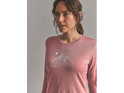 Ortovox 185 Merino Sunrise LS W, dusk rose - Bild 5