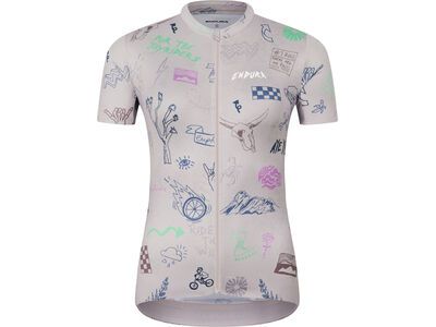 Endura Damen Pro SL Kurzärmeliges Bedrucktes Trikot titanium
