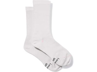 Quoc Performance Road Socks, off white