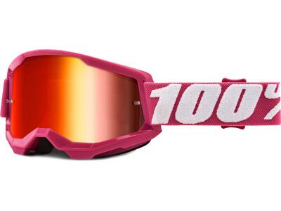 100% Strata 2 Goggle - Mirror Red, fletcher