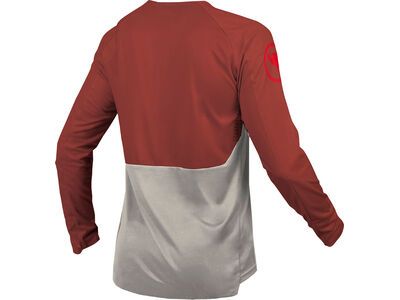 Endura MT500 Burner Trikot (Langarm), ziegelrote - Bild 2