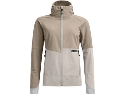 Ortovox Venet Softshell Hooded Jacket W, dark linen - Bild 1
