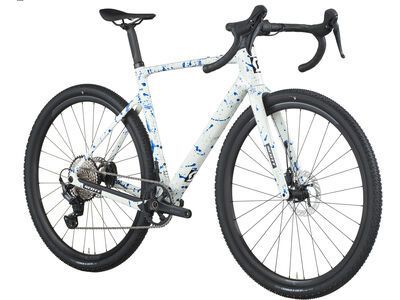Scott Addict Gravel 30, white/splatter blue - Bild 2
