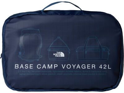 The North Face Base Camp Voyager Duffel 42L, shady blue/summit navy - Bild 6