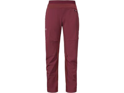 Schöffel Softshell Pants Rinnen L, dark burgundy