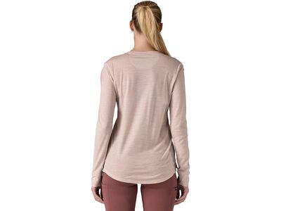 Patagonia Women's Long-Sleeved Capilene Cool Merino Blend Graphic Shirt Fitz Roy Strata, shroom taupe - Bild 3