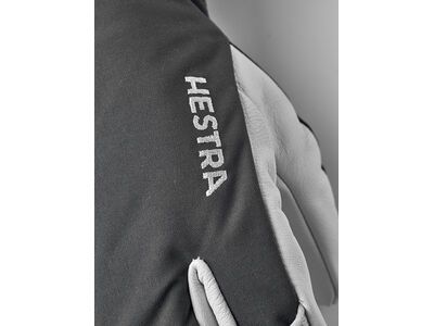 Hestra Army Leather Heli Ski 3 Finger, grey - Bild 5