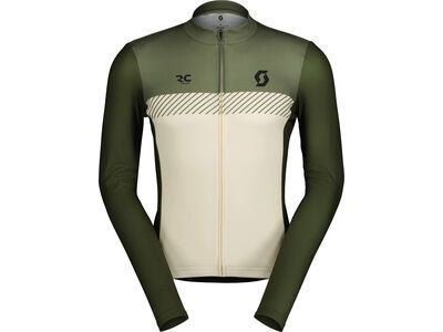 Scott RC Team Long-Sleeve Men's Jersey hay green/cotton white