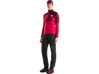 The North Face W Polartec Power Grid Stormgap Jacket, lali guran/burgundy cru - Bild 6