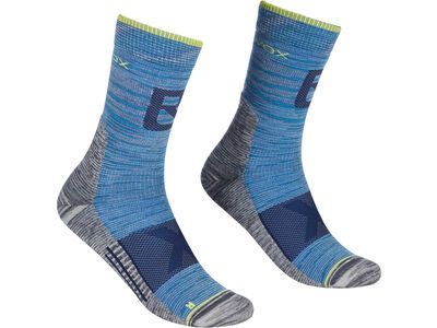 Ortovox Alpinist Pro Compression Mid Socks M, safety blue
