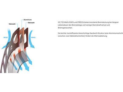 Shimano RT-EM810 Bremsscheibe Ice-Tech Freeza Center Lock - 180 mm / inkl. Magnet - Bild 2