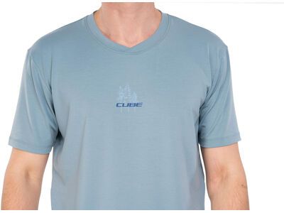 Cube MTB Rundhalstrikot Soft Touch kurzarm, blue - Bild 2