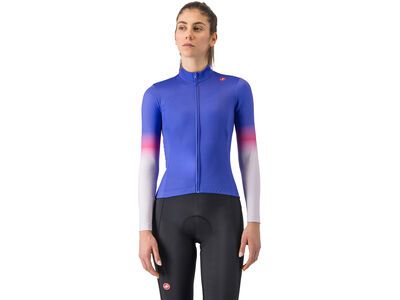 Castelli Corso Thermal Jersey ultraviolet/purple mist-violet