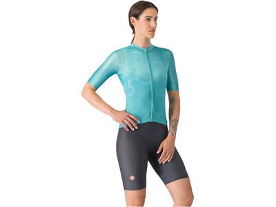 Castelli Prima 2 DT Bibshort dark gray/pool blue