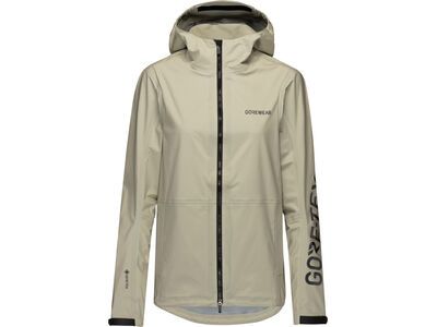 GOREWEAR Lupra 2.0 Gore-Tex Logo Kapuzenjacke Damen, tech beige/black - Bild 1