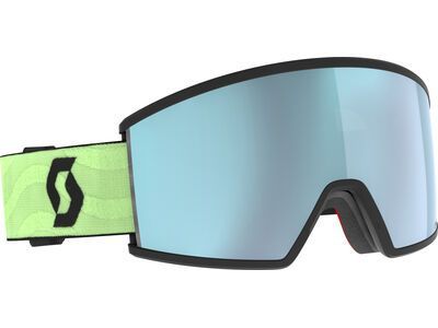 Scott Ambit AMP Ice Chrome / glow green