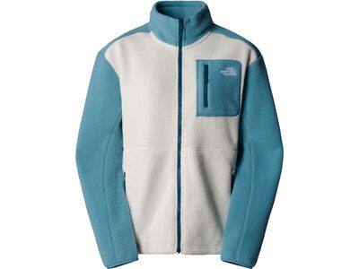 The North Face Women’s Yumiori Full Zip, white dune/algae blue/m