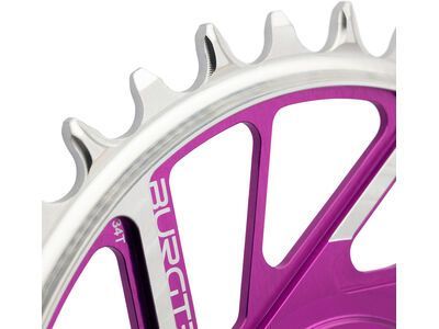 Burgtec 3 mm Offset Thick Thin Chainring SRAM 8-Bolt, purple rain - Bild 16