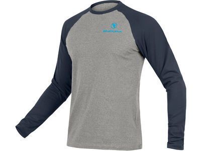 Endura One Clan Raglan Langarmshirt, ink blue