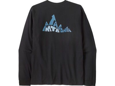 Patagonia Men's Long-Sleeved Berm Logo Responsibili-Tee, black - Bild 2