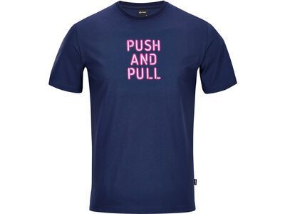 Cube Organic T-Shirt Push & Pull, blue