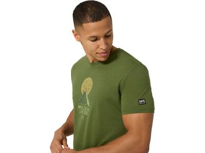 super.natural No Map Tee Herren, chive/various - Bild 4
