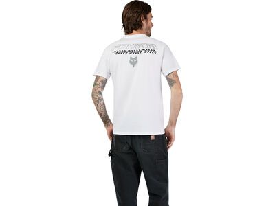 Fox Checkered SS Prem Tee, optic white - Bild 6