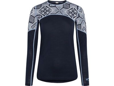 Kari Traa Eloise Long Sleeve Baselayer dark navy blue