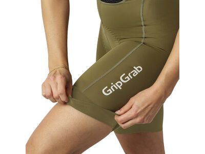 GripGrab Women's PACR Bib Shorts, olive green - Bild 8