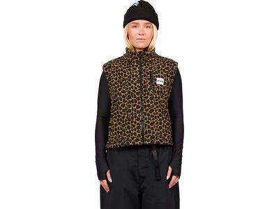 Eivy Boxy Sherpa Vest, leopard - Bild 2