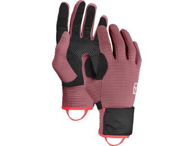 Ortovox Fleece Grid Cover Glove W, mountain rose